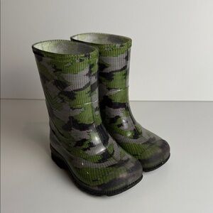 Kids Camouflage Rain Boots